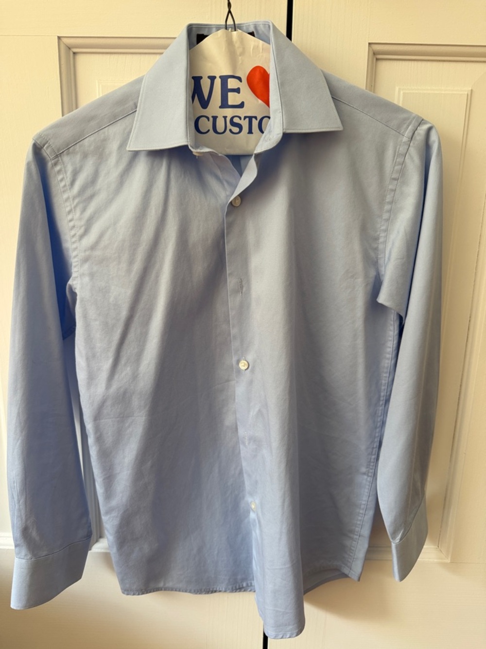 Michael Kors Light Blue Button-Front Dress Shirt